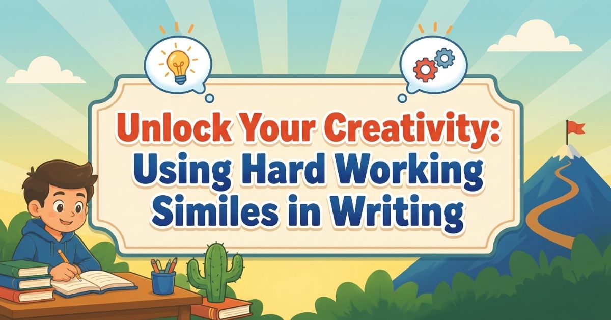 Unlock Your Creativity: Using Hard Working Similes in Writing 