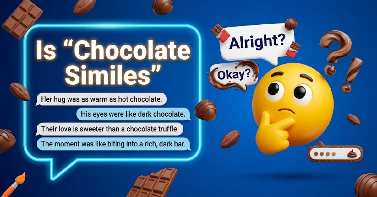 Chocolate similes